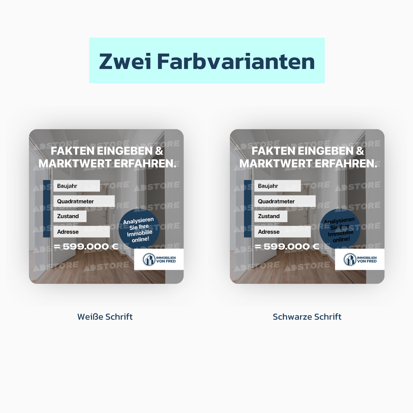 Marktwertanalyse - Gleichung