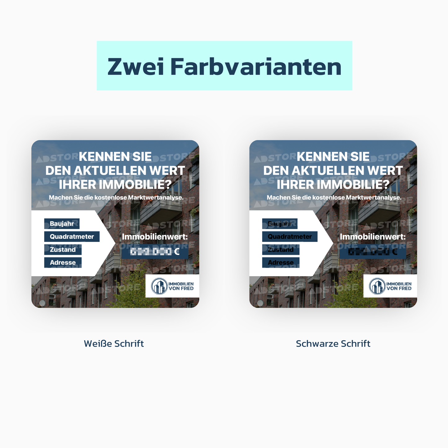 Marktwertanalyse - Blurry