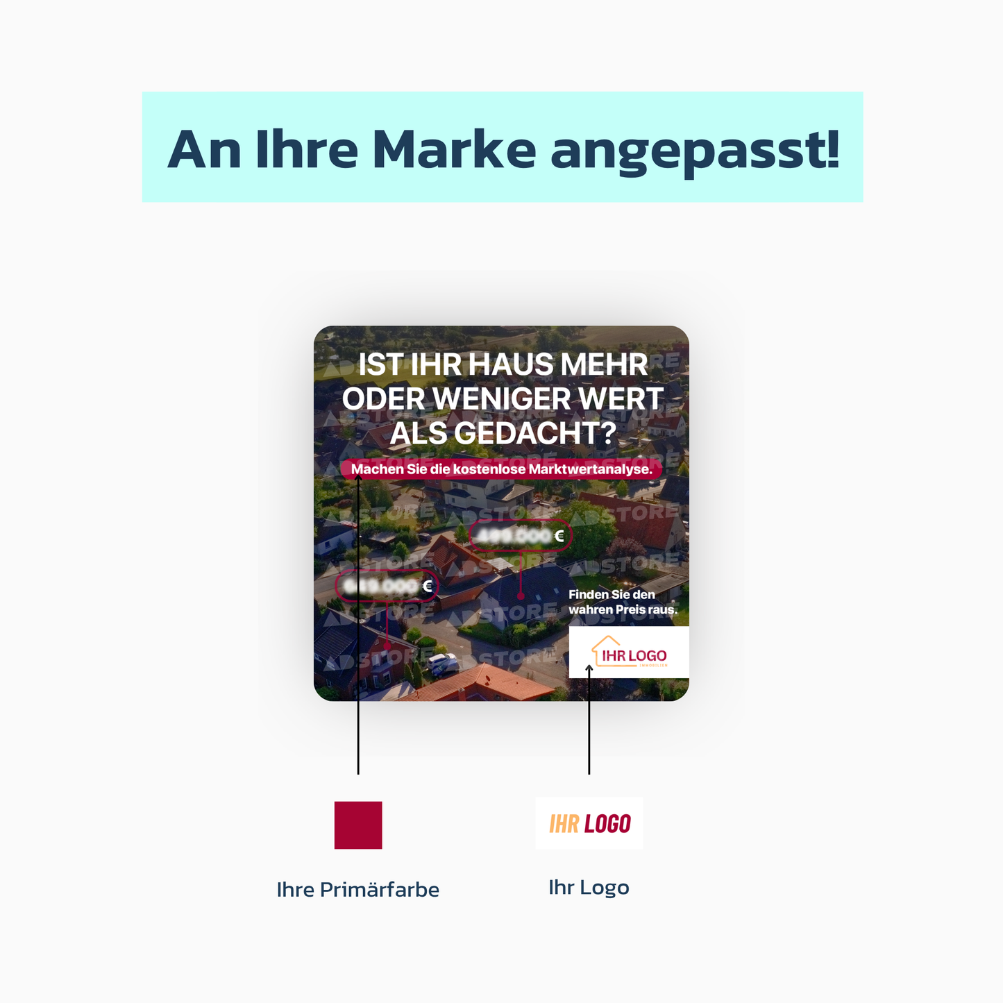 Marktwertanalyse - Blurry Map