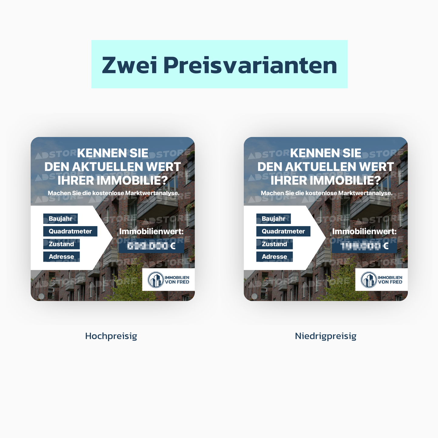 Marktwertanalyse - Blurry