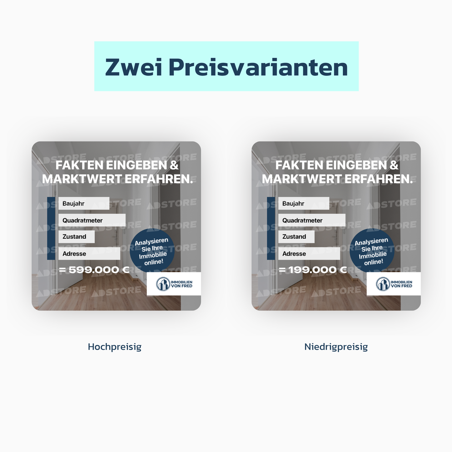 Marktwertanalyse - Gleichung
