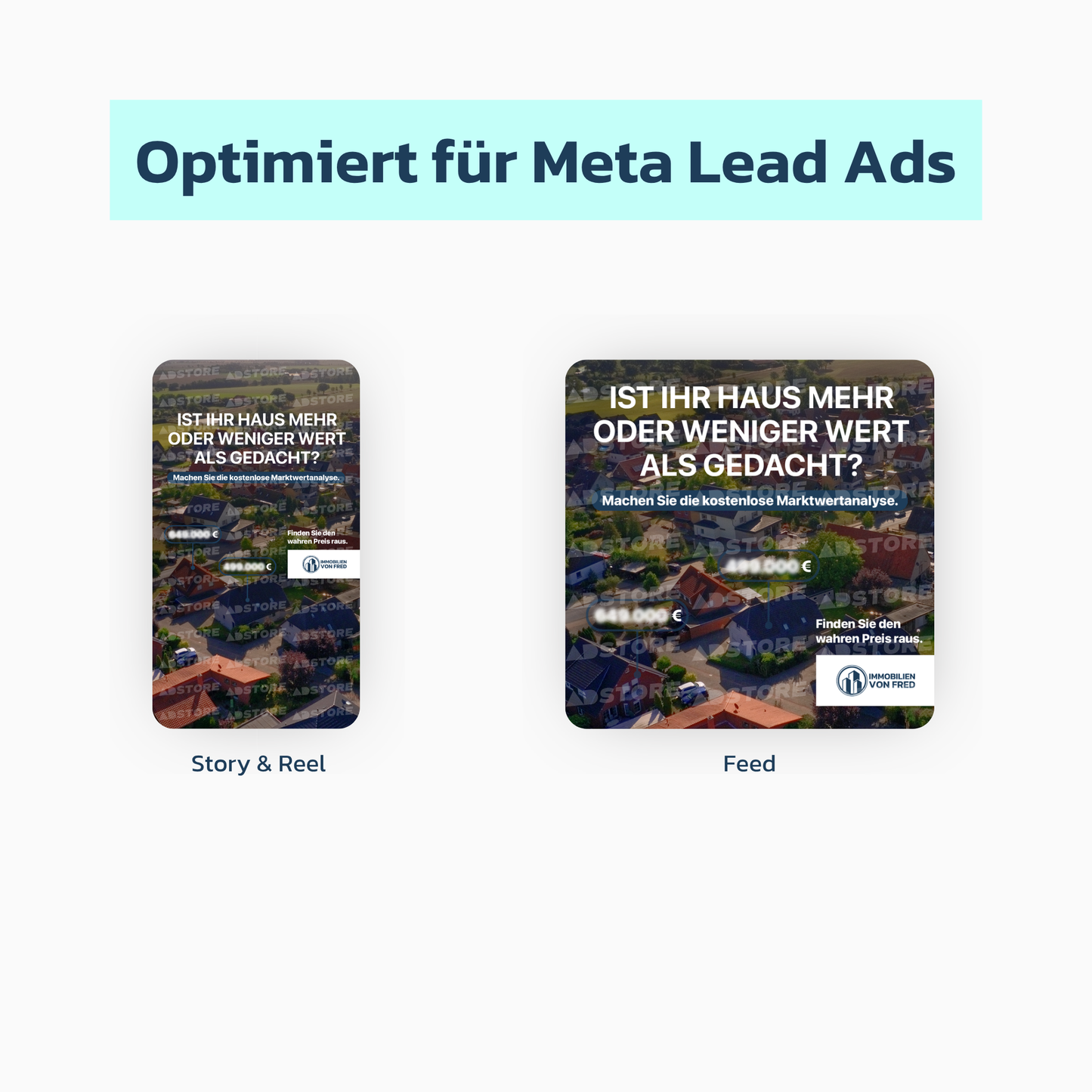 Marktwertanalyse - Blurry Map